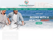 Tablet Screenshot of cardiologypartnerspl.com